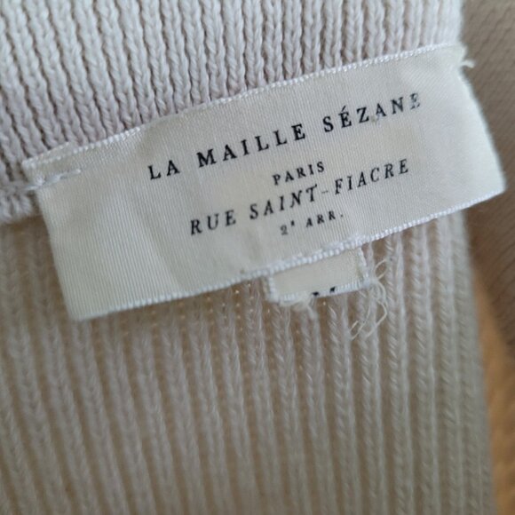 La Maille Sezane Naelle Sweater Skirt in Natural Beige - Picture 8 of 10